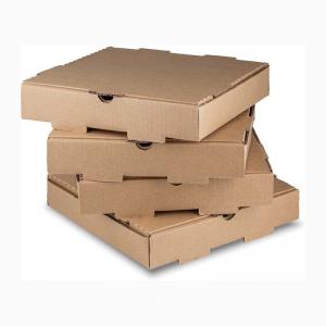 China Rectangle CMYK Color Printing Food Container Paper Box Kraft Paper Pizza Box supplier