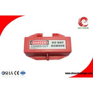 China Cheap price polypropylene material red electrical plug lockout plug supplier