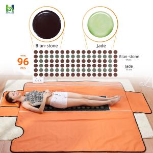 China Experience Deep Relaxation with Jade Tourmaline Infrared Sauna Blanket and 600W Power wholesale