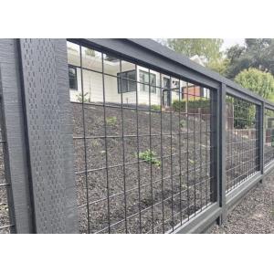 China Black Square Hole Welded Wire Mesh Panels for Schools with Easy Installation wholesale