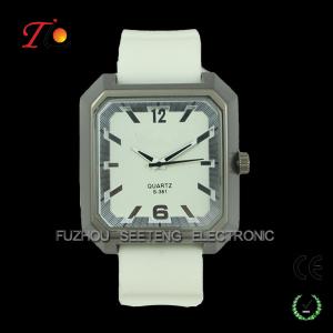 Squared  silicone soprts watches for men with good quality and colorful design