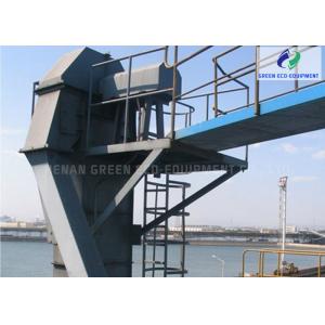 China High Lift Height Belt Bucket Elevator Adopts Heavy Hammer Tensioning Device supplier