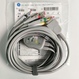 Electrocardiogram Machine Integrated 12 Lead Wire With 15 Pins European Standard IEC Banana Head 4.0
