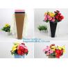 Flower carrier bag with different color customized pot plants kraft paper bag