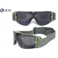 China Bulletproof Military Safety Glasses Anti Fog Colorful Easy Cleaning Fashion Design on sale