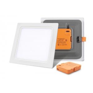 China 24 W Square LED Slim Panel Light Aluminum 2400LM 3000K Isolated IC Constant Driver supplier