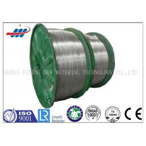 China Zinc Coated Galvanized Steel Wire No Oil High Carbon Materials For Brading supplier