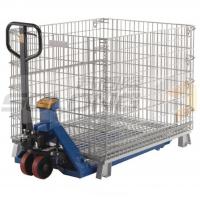 China Collapsible Logistic Wire Container Storage Cages , Wire Mesh Storage Cages on sale