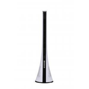 Streamlined Bladeless Floor Standing Electric Fan Air Purifier For Home