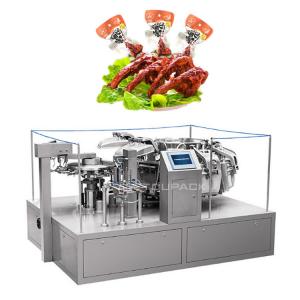 China Automatic Multi Station Rotary Vacuum Packing Machine For Snack Food supplier