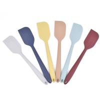 China 10.2in Silicone Scraper Spatula Rubber Scraper For Baking With Stainless Steel Core on sale