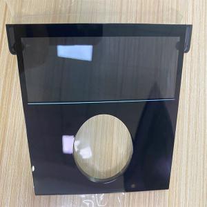 Plastic IMD Lens Hardness 2H High Gloss Black Semi Transparent Window