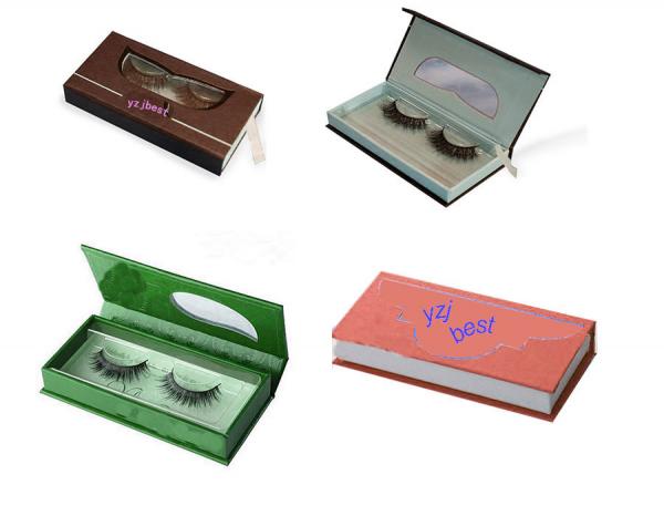 Private label Custom Eyelash Packaging ,100% Real mink fur lash package