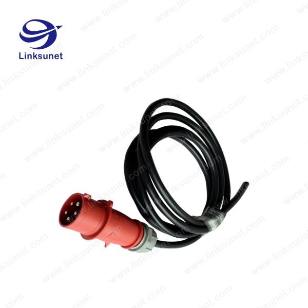 MENNEKES 3501 red or blue pa66 connector AND IGUS CABLE wire harness for Industrial robot