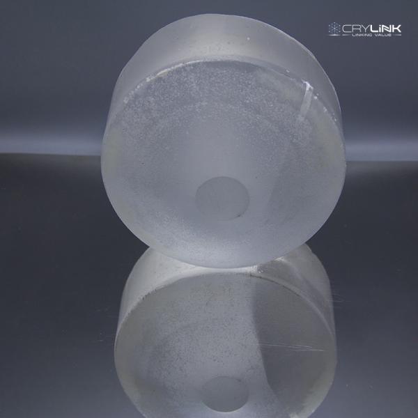 Cristal isométrico analítico del fluoruro 125nm CaF2 del IR