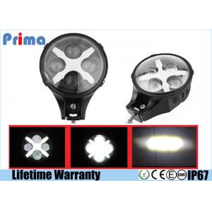 60W 6 Inch Round Led Offroad Lights / High Low Led Daytime Running Lights