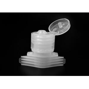 Dia 16mm Plastic Flip Spout Nozzle With Flip - Top Cap For 75% Achohol Washing Gel Pouch