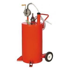 Fuel Transfer Pump 8 Ft 20 Gallon Rolling Waste Oil Drainer