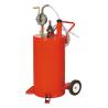 China Fuel Transfer Pump 8 Ft 20 Gallon Rolling Waste Oil Drainer wholesale