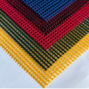 UV Resistant Woven PVC Coated Mesh Fabric 1000D/4*6 1000D/14*14