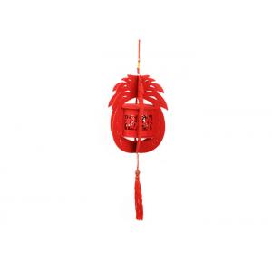 1pc Chinese New Year EN71 Felt Holiday Decorations Hang Lanterns