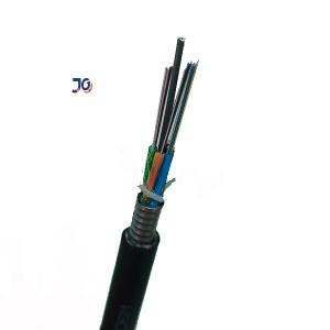 China Anti - Rodent Single Mode Fiber Optic Cable Gyts Outdoor Direct Buried 12 24 96 144 Core supplier