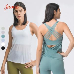 China Short Sleeve Breathable Women Yoga Shirts Exercise Shirts Quick Dry supplier