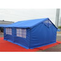 China PVC Cover Emergency Survival Tent , Fireproof Lightweight Emergency Shelter on sale