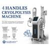 China Fast Fat Reduction! 4 Handles Cryolipolysis Fat Freezing Machine wholesale