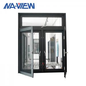 China Modern Designs French Models Dimensions Solid Wooden Arch Teak Wood Aluminium-Wood Clad Casement Windows supplier