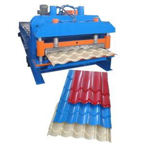 China Glaze Tile Molding Ppgi High Speed Roll Forming Machine 380v supplier