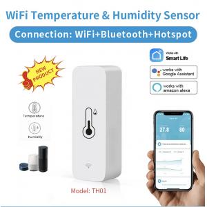 China 2.4GHz Smart WiFi Digital Thermostat Real Time Temperature Humidity Sensor supplier