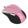 China High precision optical sensor pink and black USB basic optical mouse wholesale