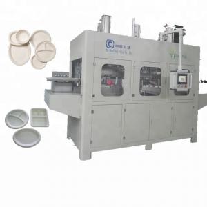 China Pulp Disposable Thermoforming Machine , Take Away Food Box Making Machine 100kw supplier