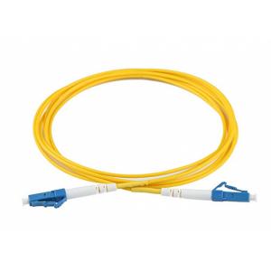 China Single Mode Fiber Optic Patch Cord LC To LC 2 Meters 2.0mm LSZH 9/125 RoHS Compliant supplier