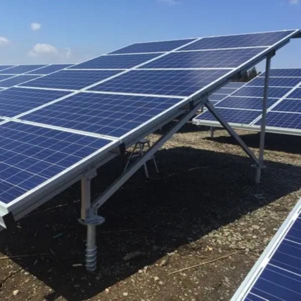 Adjust Solar Pv Mounting System Flat Roof Solar Pv Brackets Anodized Surface Treatment