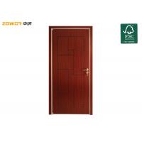China Custom PU Painted Curved Solid Wood Interior Doors on sale