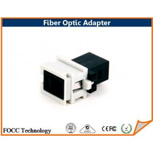 MTRJ to MTRJ Fiber Optic Adapter Polymer Housing SC Footprint In Network