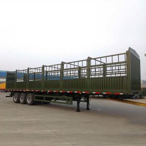 China Animal Cattle Transport 3 BPW Axle 40ft Fence Semi Trailer supplier
