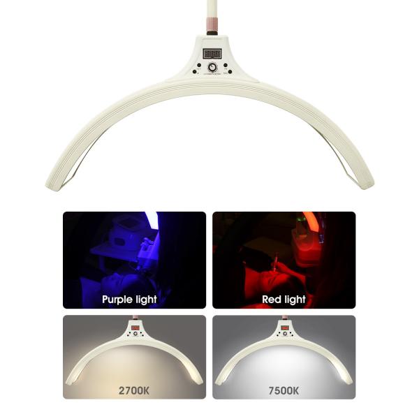 China Studio de beauté intérieure 1000pcs Leds Lash Tech Lights 6000lm Led Hlaf Lumière de lune avec support de trépied supplier