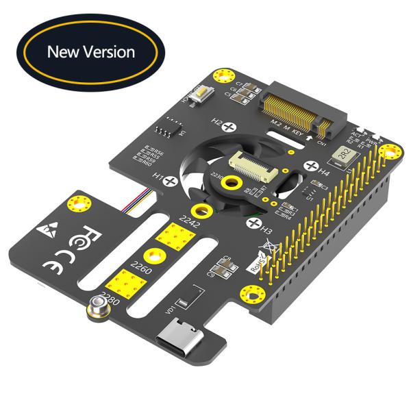 China Adaptateur M.2 vers PCIe pour Raspberry Pi Gen2, NVMe, adaptateur SSD pour Raspberry, combo 3 en 1 wholesale