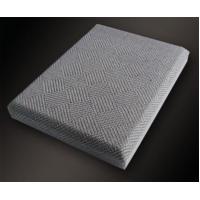 China Chamfer Angle Insulation Acoustic Fabric Panels / Wall Covering Board on sale