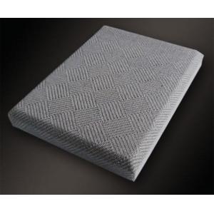 Chamfer Angle Insulation Acoustic Fabric Panels / Wall Covering Board