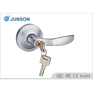 China Machine Key External Door Handle Entry 72mm For Panic Bar Device supplier