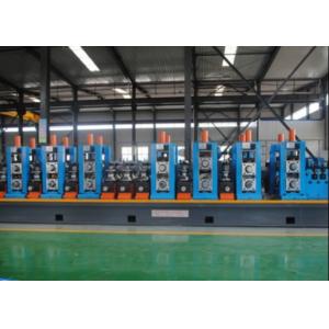 China Blue Colour High Precision Erw Pipe Mill Machine For Round Pipe supplier