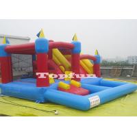 China 20ft Inflatable 4 in 1 Combo Jumping Castle Jump And Slide With Plastic Ball Pit on sale