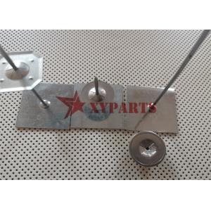 Air Condition Galvanized Steel Self Stick Insulation Nails With Metal Clips