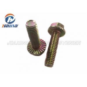 5/16”-18 X 1” Car Accessories Color Zinc Plated Hex Head Flange Bolt With Nut