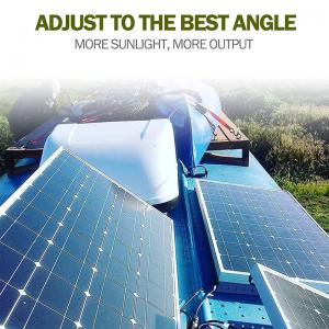 China 2 Hour Installation Aluminium Solar Panel Angle Mounting Bracket 400Lbs supplier