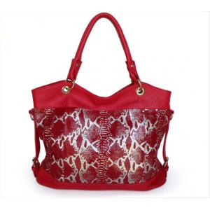 China Lady Style New Soft Red Lady Genuine Leather Shoulder Bag Handbag #2733 supplier